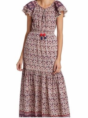 Alicia Bell Lola Paisley-Print Maxi Dress SZ L worn 1x